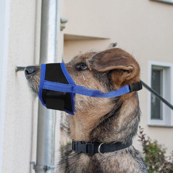 KONTONTY Small Dog Muzzle Practical Puppy Muzzle Nylon 1Pack