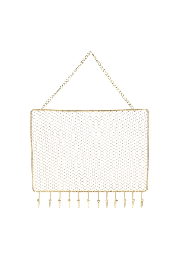 Wall Jewelry Display Holder Earring Hanging Display Rack Iron 1Pcs Jewelry Storage for Women