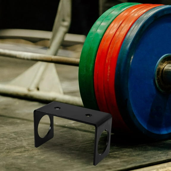 KONTONTY Wall Mount Weight Bar Holder Heavy Duty Barbell Storage Rack Dumbbell Barbell Wall Holder for Gym Commercial Accessories