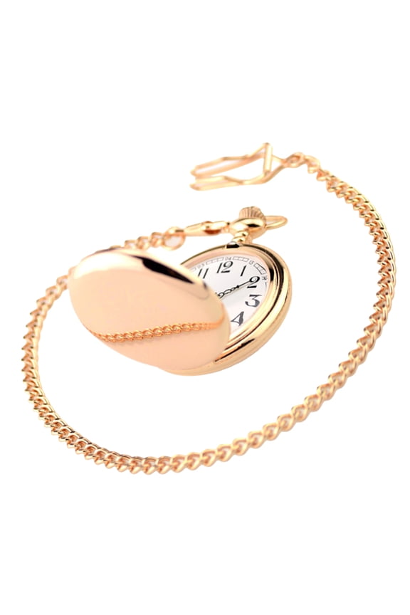 Watches On Chains For Women Clamshell Style Rose Alloy 1Pcs