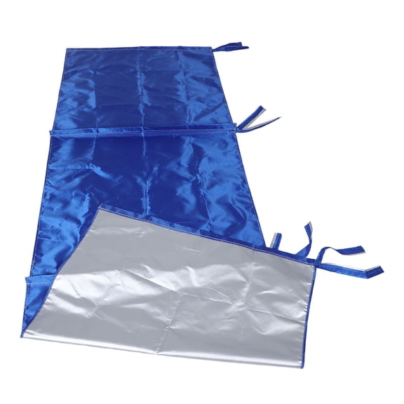 KONTONTY Waterproof Outdoor Tent Rain Fly in Blue with Expanded Coverage and Metal Eyelets
