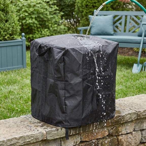 KONTONTY Waterproof Popcorn Machine Protector Cover 210D Oxford Cloth Heavy Duty Uv Resistant Dustproof