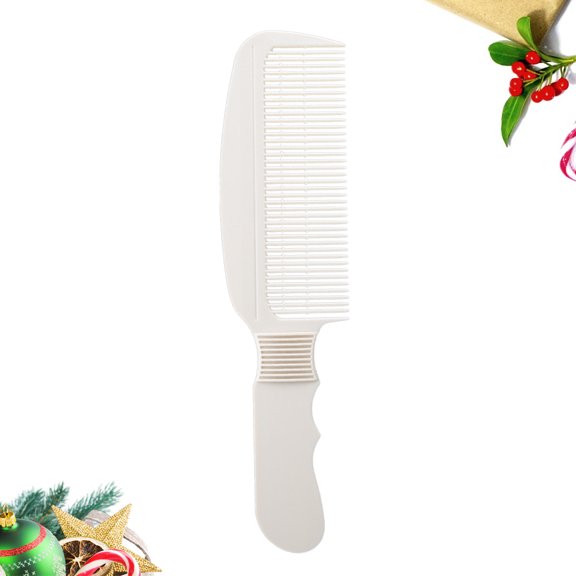 KONTONTY Durable White Modelling Comb for Hairstyling with Comfortable Grip