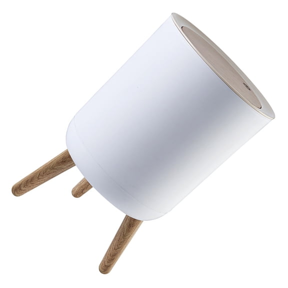KONTONTY Kitchen Trashcan Storage Holder White PP 1Pcs