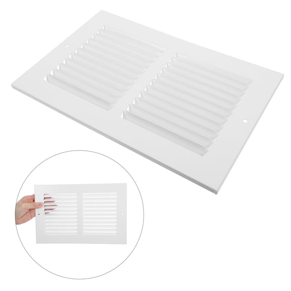 KONTONTY Durable White Metal Air Return Grille for Improved Indoor Air Circulation