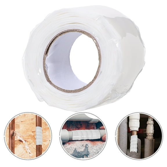 KONTONTY Heavy Duty White Duct Tape for Outdoor Use Flexible Seam Sealant Tape