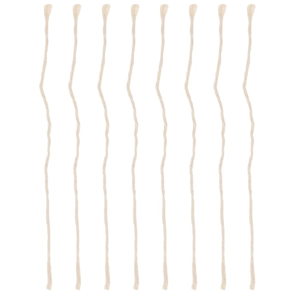 KONTONTY Wick for Kerosene Heater 8Pcs Light Yellow Hemp Rope for Outdoor Use