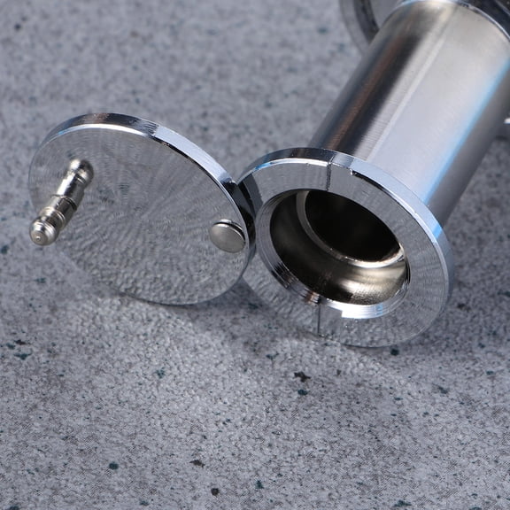 KONTONTY Door Viewer Plated Silver Zinc Alloy Security Pinhole Easy to Install for Office Home and Hotel