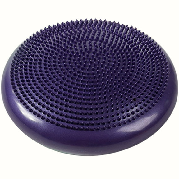 KONTONTY Wobble Board Inflatable Balance Pad Purple Cushion