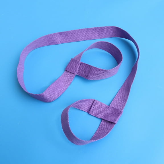 KONTONTY Yoga Mat Carrier Backpack Cotton Light Purple 1Set for Yoga Practice