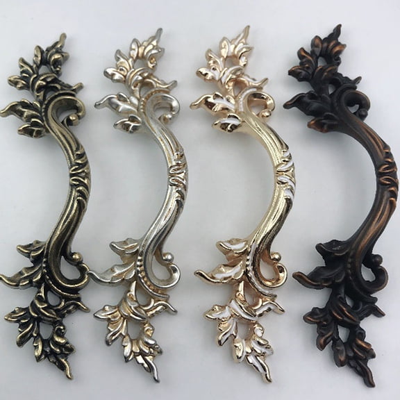 KONTONTY Zinc Alloy Cabinet Handles 4.5 Inch Modern Drawer Pulls Assorted Colors for Home and Kitchen Use