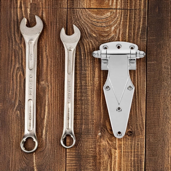 KONTONTY Zinc Alloy Freezer Door Hinge Part Replacement Compact Design Industrial Oven Control Box Hinge For Easy Installation For Various Refrigeration Equipment