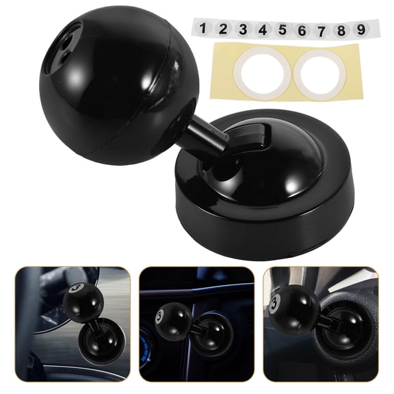 KONTONTY Metal Car Button Cover Protector with Stylish Black Finish for Enhanced Durability and Performance