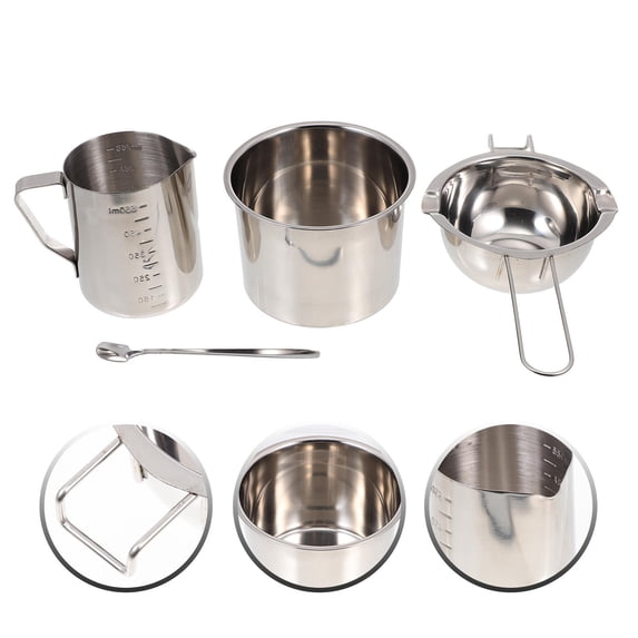 KONTONTY Scented Candle Making Kit with Stainless Steel Tools, , 1 Set - Perfect Gift for Candle Crafting