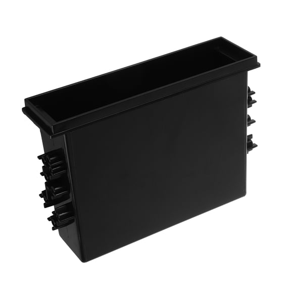 KONTONTY Durable Black Plastic Dashboard Organizer for Car Essentials