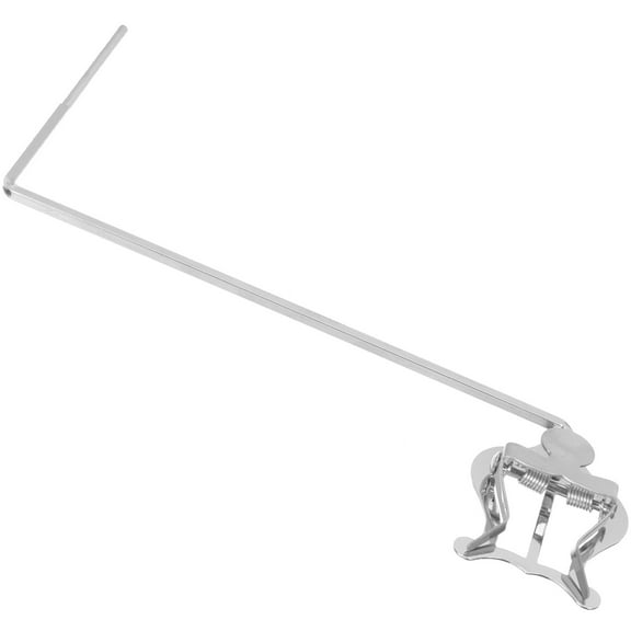 KONTONTY Clamp-on Lyre Portable Sheet Music Holder Silver Iron for Home