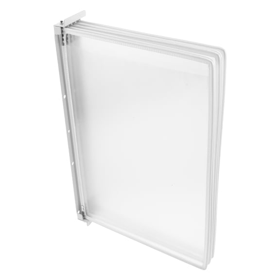 KONTONTY Space Saving Transparent Wall File Organizer for Office Document Display and Storage
