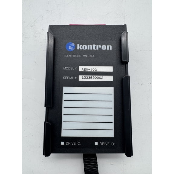 Kontron rem-40g 2.5" 40gb 5200rpm hard drive with enclosure