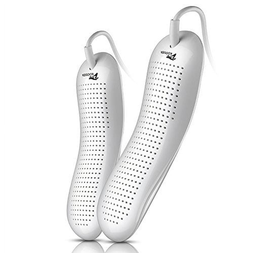 White Electric Shoe Dryer with Odor Elimination