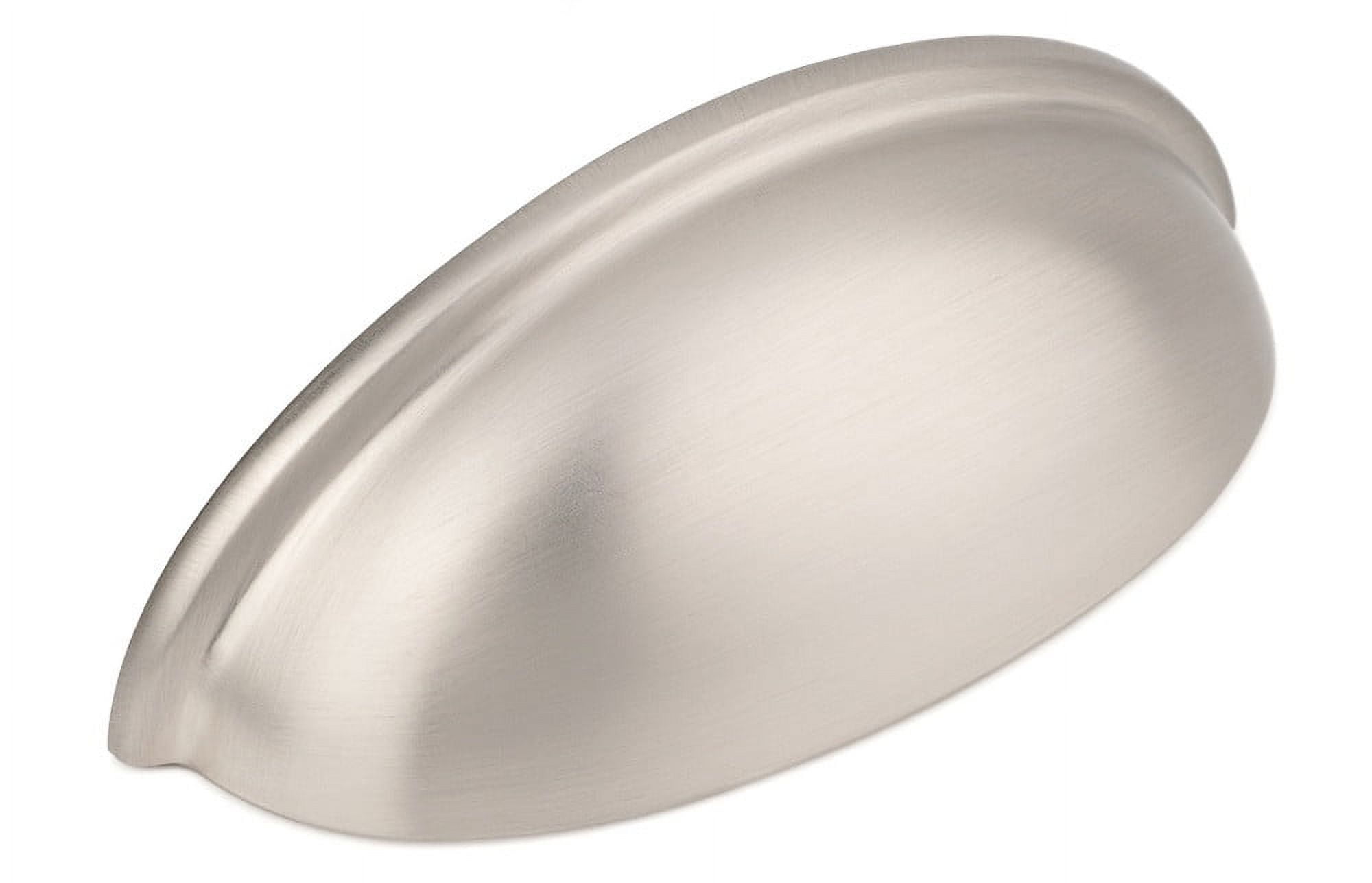 KOOFIZO 10-Pack Cabinet Knob - Brushed Nickel Pull Handle (50mm / 2 Inch), K20 Solid Hardware For Kitchen Cupboard Door, Bedroom Dresser Drawer, Bathroom Wardrobe