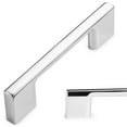 thumbnail image 1 of KOOFIZO 10 Pack Wide Foot Cabinet Bar Pull - Chrome Modern Solid Handle, 3 Inch/76mm Screw Spacing, 1 of 7