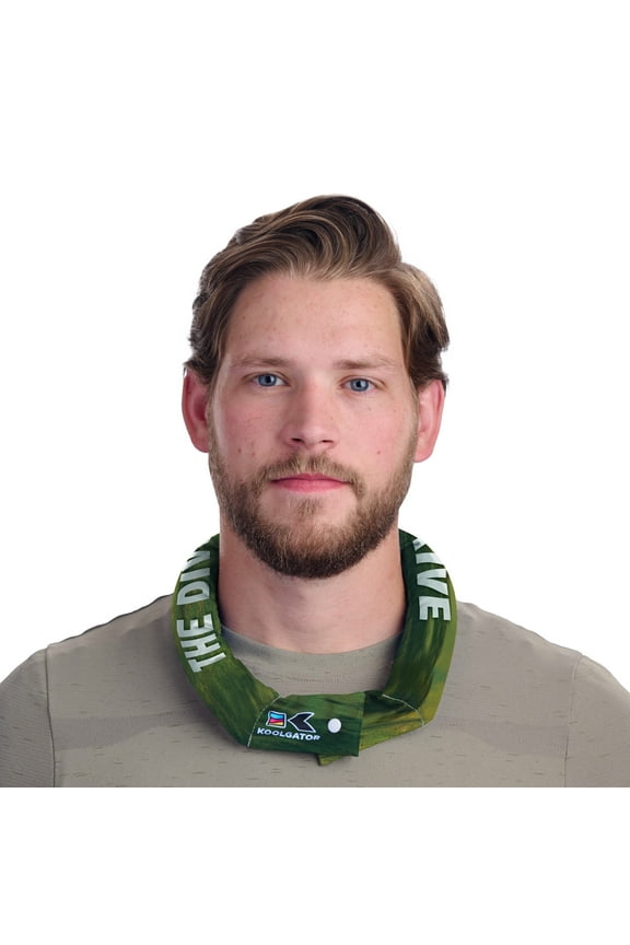 Cooling Neck Wrap for Neck, Face & Shoulders - for Women, Men & Kids (One Size, Golf Divot Drive Design, 1)