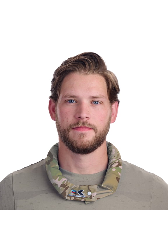 Cooling Neck Wrap for Neck, Face & Shoulders - for Women, Men & Kids (One Size, Scorpion Like Camo Design, 1)