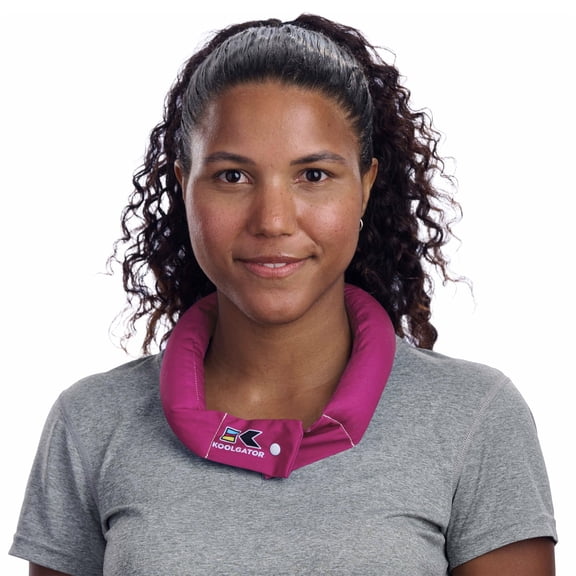 KOOLGATOR Evaporative Cooling Neck Wrap - Keep Cool in The Heat, Summer Cooling Accessories, Long Lasting, Reusable & Breathable, Available in 1, 3, or 5 Pack (Deep Pink, 1 Pack)