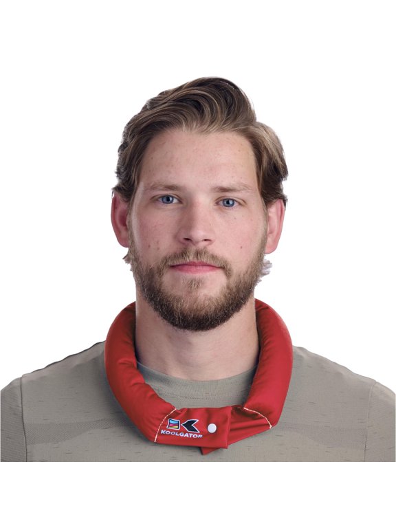 Evaporative Cooling Neck Wrap - Keep Cool in The Heat, Summer Cooling Accessories, Long Lasting, Reusable & Breathable, Available in 1, 3, or 5 Pack (Red, 5 Pack)