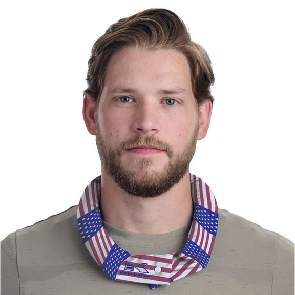 KOOLGATOR Evaporative Cooling Neck Wrap - Keep Cool in The Heat, Summer Cooling Accessories, Long Lasting, Reusable & Breathable, Available in 1, 3, or 5 Pack (USA Flag, 1 Pack)