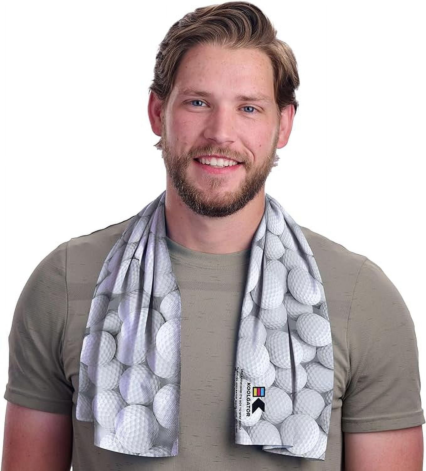 KOOLGATOR SPF 30 Cooling Towel for Face & Neck Cooling Towels for