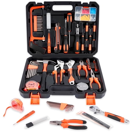 KOOPOOL 160-Piece Household Repair Tool Set with Storage Case, Home Tool Kit for Apartments, Dorms and DIY