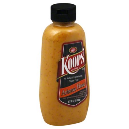 KOOPS MUSTARD SQZ ARIZONA HEAT-12 OZ -Pack of 12-