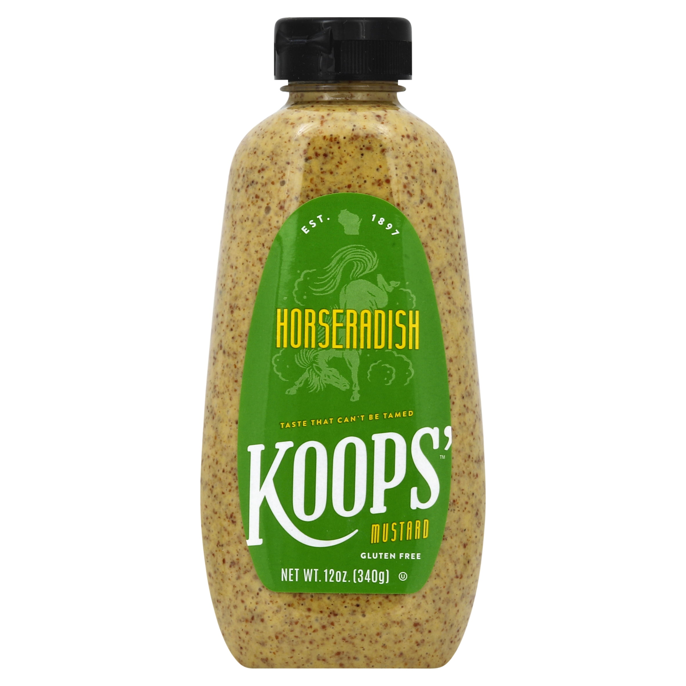 KOOPS' Mustard, Horseradish Mustard, 12 oz
