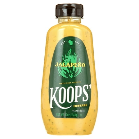 KOOPS' Mustard, Jalapeno, 12 oz