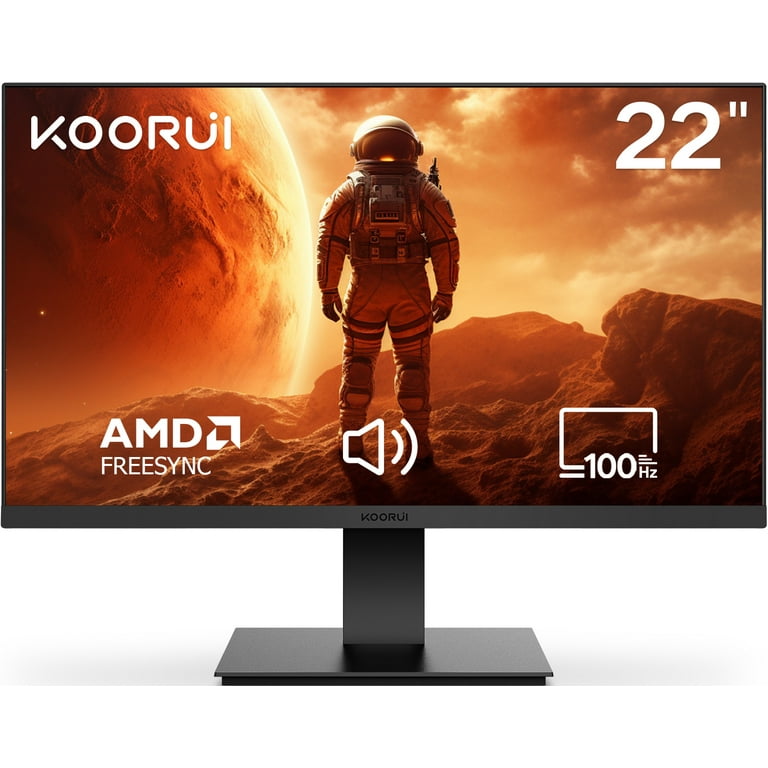 【返品不可】 KOORUI 22 ディスプレイ・モニター本体
