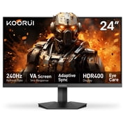 KOORUI 24 1080p Gaming Monitor, 240Hz FHD Computer Monitor, 1ms Adaptive-Sync, VESA Mountable, New, G2411X