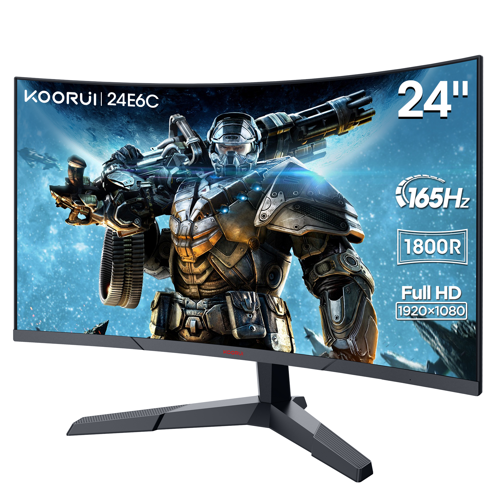 onn. 27" Curved FHD (1920 x 1080p) 165hz 1ms Adaptive Sync Gaming