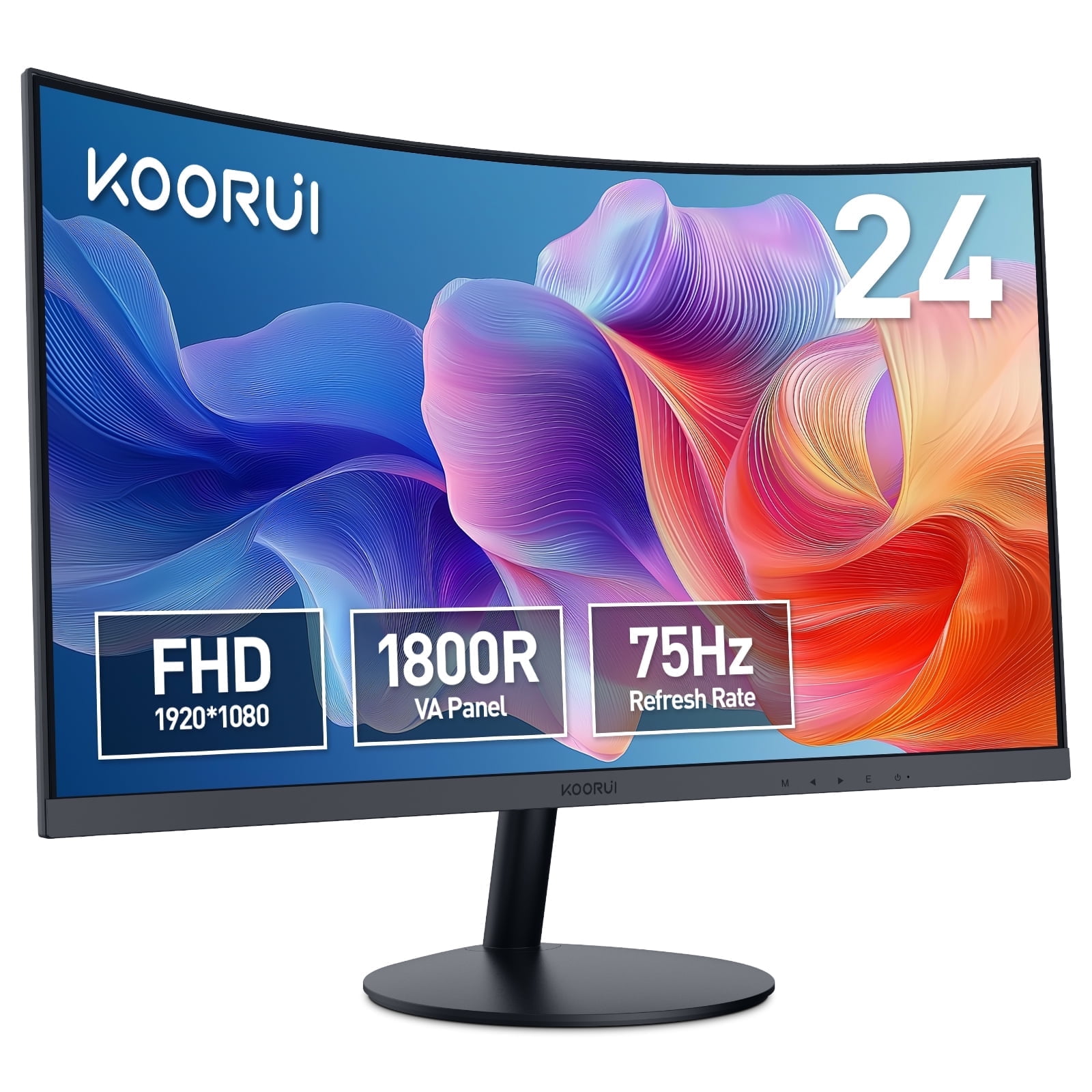 KOORUI 21.5'' HD VA Display, 75Hz Computer Monitor, 99% sRGB