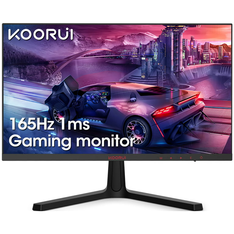 KOORUI 24 inch High-Performance 165Hz/144Hz 1ms(MPRT) 100% sRGB Gaming Monitor,Adpitive sync,3-Side Borderless,FHD 1080P VA Monitor,HDMI/DisplayPort,24E4 - Walmart.com