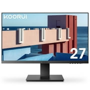 KOORUI 27'' 1080p PC Computer Monitor, VESA Mountable, Virtually Borderless Design 27N1A