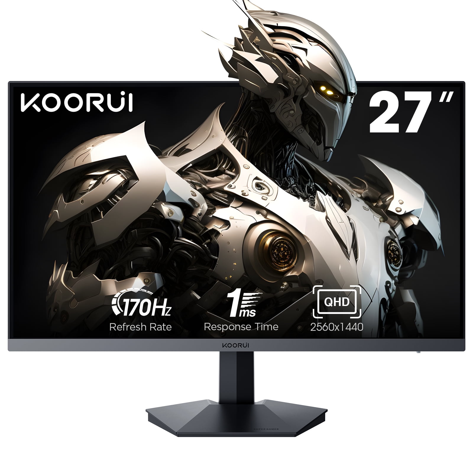This New 2K Gaming Monitor is TOO GOOD - KOORUI 27 1440p 144hz 1ms 