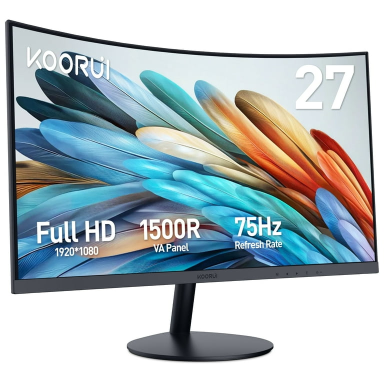 Ecran Gaming KOORUI 27 Inch WQHD Gaming Monitor, 2K 1440p Computer