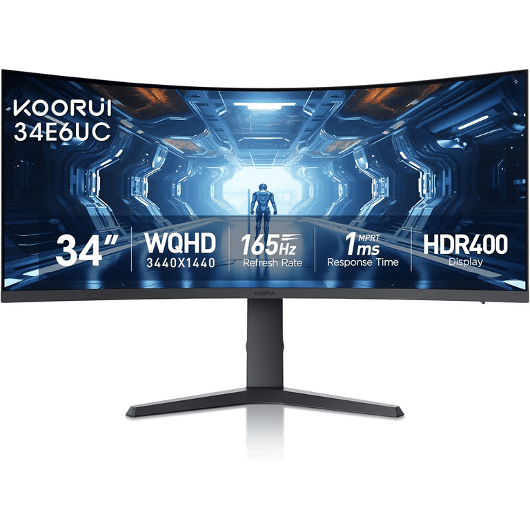 [最終値下げ]KOORUI 34インチ　165hz 1000R 34E6UC 最終値下げ]KOORUI 34インチ 165hz 1000R 34E6UC Amazon.com