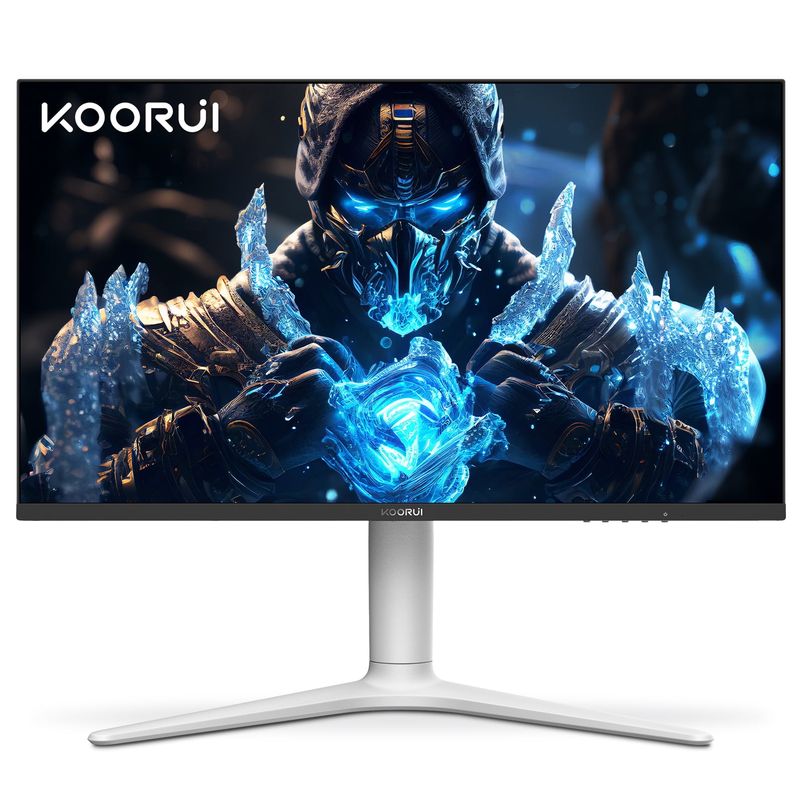 KOORUI GN10 27” Gaming Monitor, WQHD (2560 x 1440), 240HZ, Mini-LED, 95%  DCI-P3 99% Adobe RGB 100% sRGB, Display HDR 1000, Tilt Pivot Swivel Height  Adjustable, HDMI, DisplayPort, White/Grey 