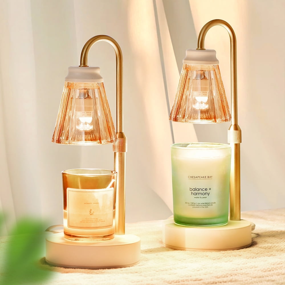 Koosom 2-Pack Candle Warmer Lamp, Dimmer and Height Adjustable