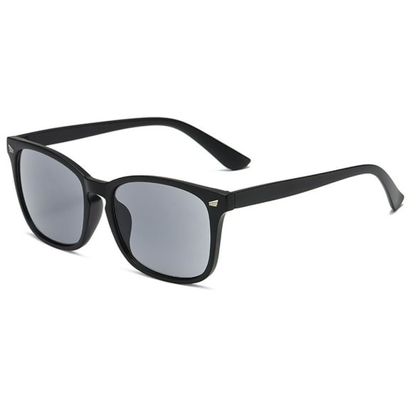 KOOSUFA Classic Retro Reading Sunglasses  1.5 Sun Full-lense Readers Rectangular Eyeglasses UV400 Protection UV Resistant Outdoor Eyewear for Men Women Matte black