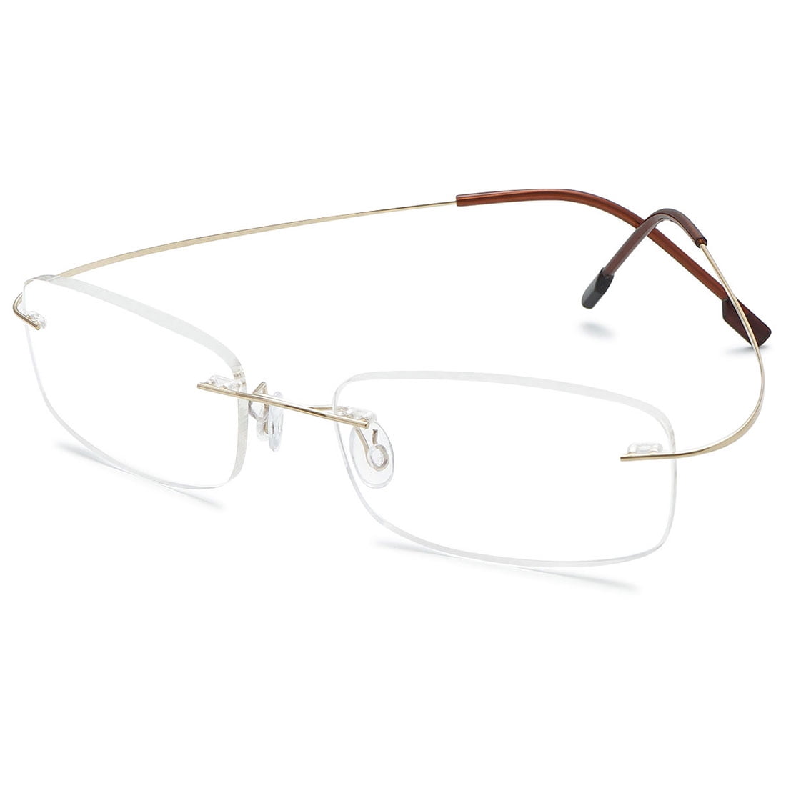 Customer reviews for koosufa rimless titanium reading glasses 3 00