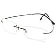 thumbnail image 1 of KOOSUFA Rimless Titanium Reading Glasses +3.50 Super Lightweight Eyeglasses Readers Frameless Eyewear for Men Women Black, 1 of 7