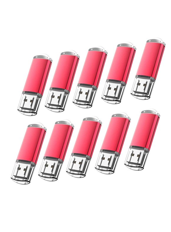 KOOTION 10Pack 4 GB USB 2.0 Flash Drives Memory Stick Thumb Drive for Laptop, PC, Embroidery machine